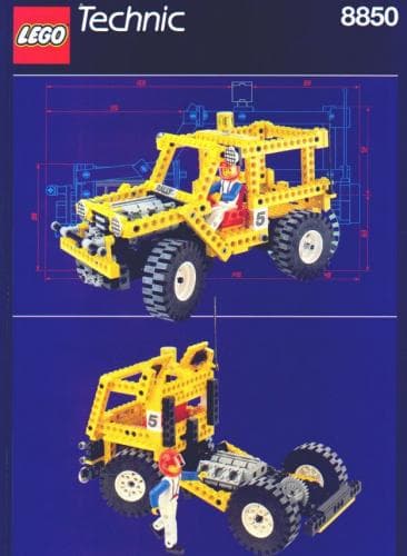 Rally Support Truck LEGO set (#8850-1, 1990)