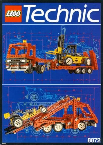 Forklift Transporter LEGO set (#8872-1, 1993)