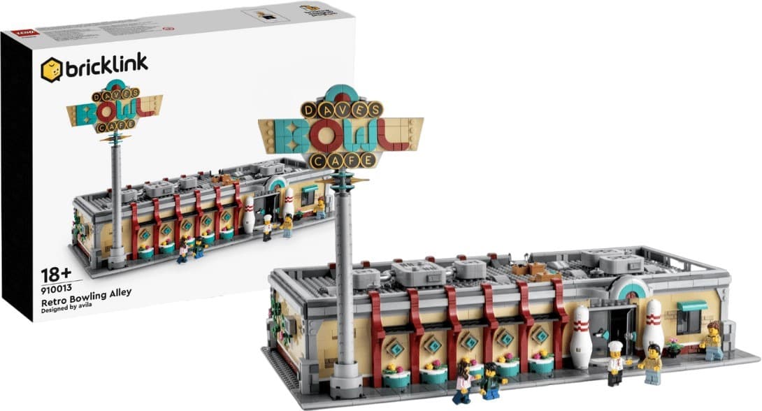 Retro Bowling Alley LEGO set (#910013-1)