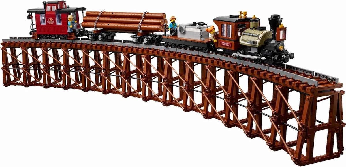 Logging Railway LEGO set (#910035-1, 2024)