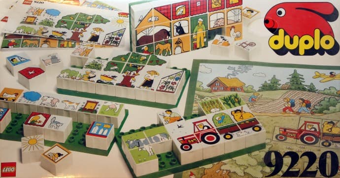 Mosaic Set - Farm Scene LEGO set (#9220-1, 1988)
