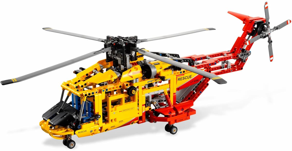 Helicopter LEGO set (#9396-1, 2012)