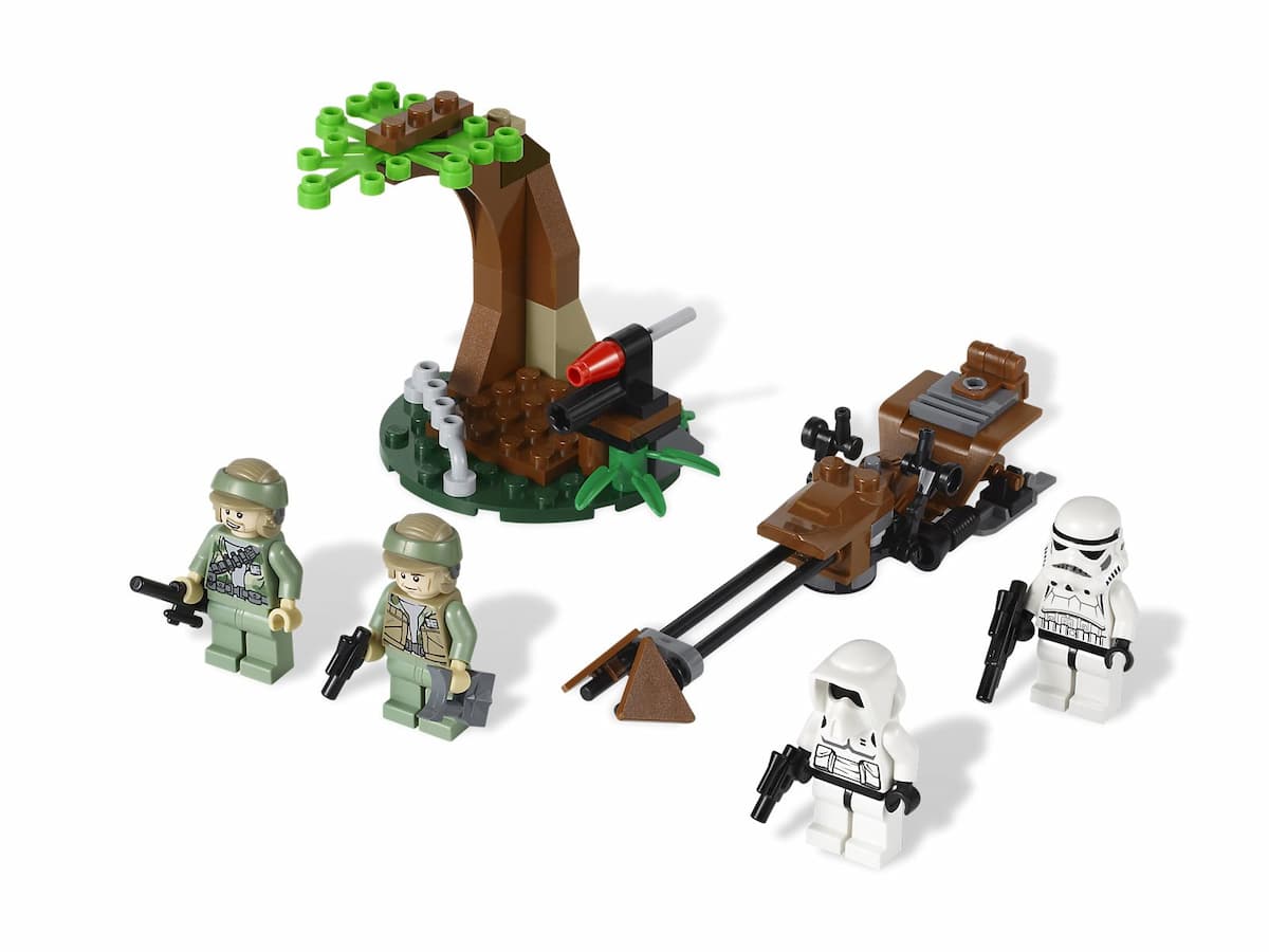 Endor Rebel Trooper & Imperial Trooper Battle Pack LEGO Star Wars set (#9489-1, 2012)