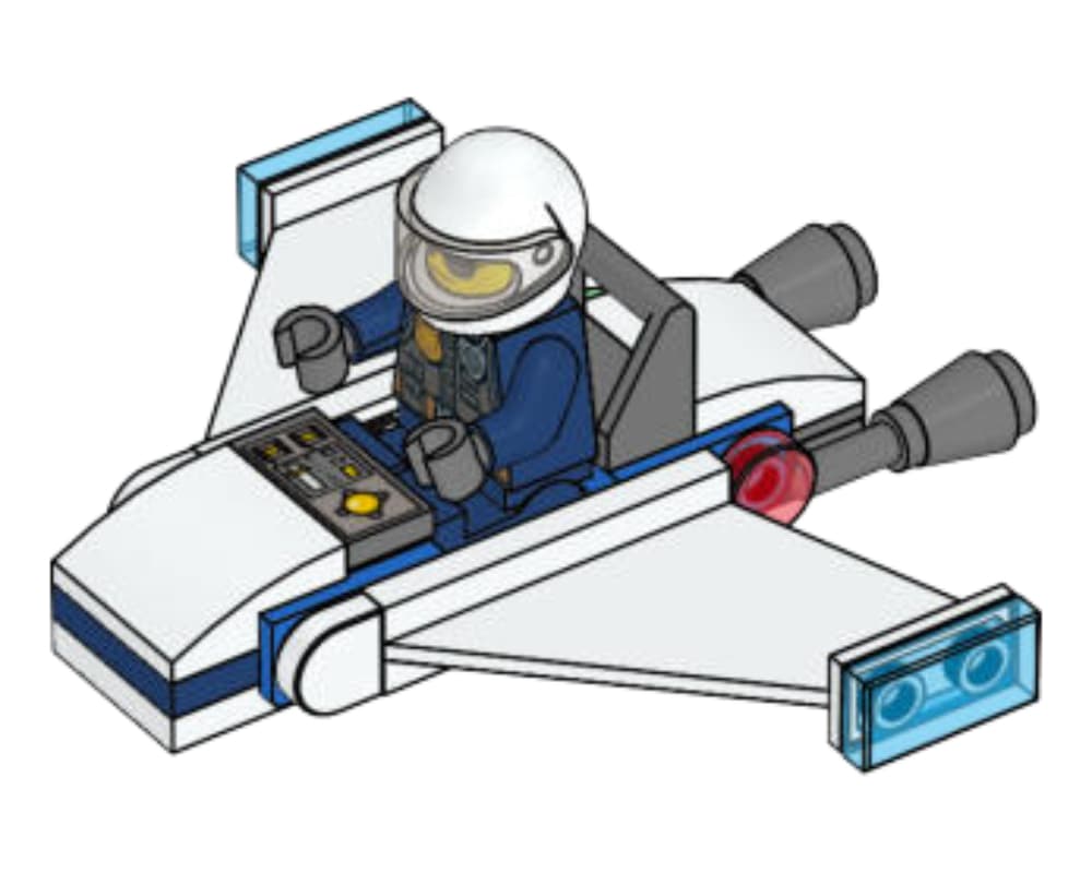 Police Officer and Jet