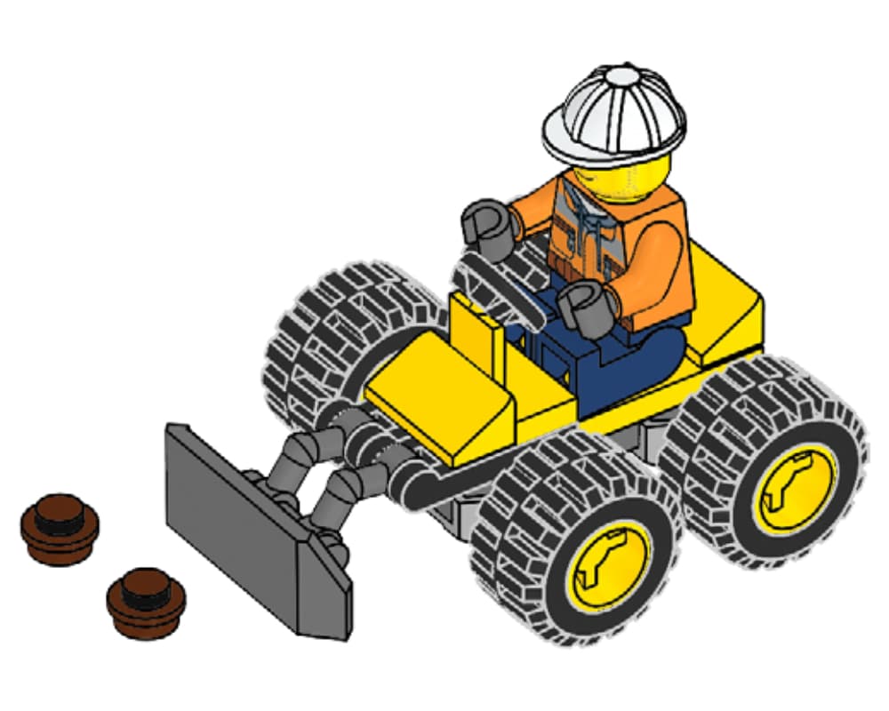 Eddy Erker with Bulldozer