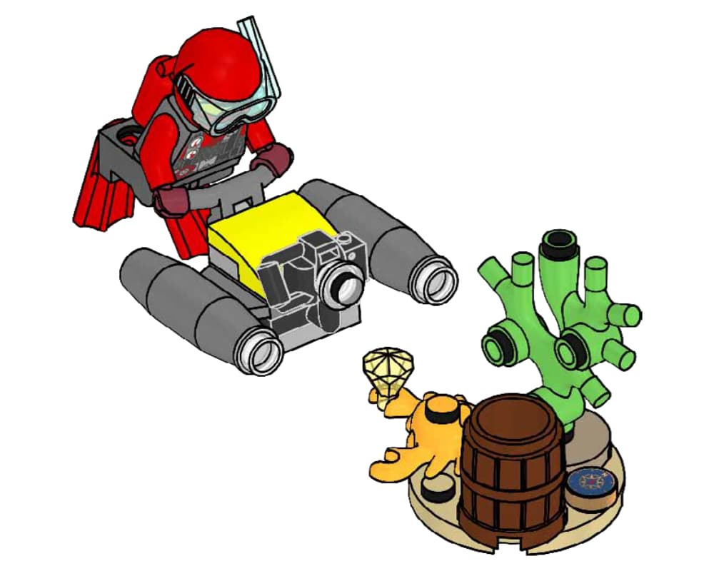 Deep Sea Diver LEGO set (#952311-1)