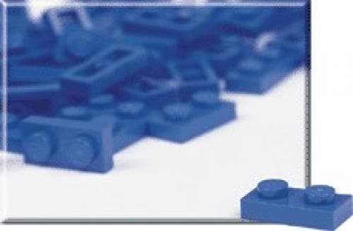 1 x 2 Blue Plates (Pack of 100) LEGO set (#970009-1)