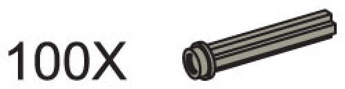 Cross Axles with Knobs (Pack of 100)