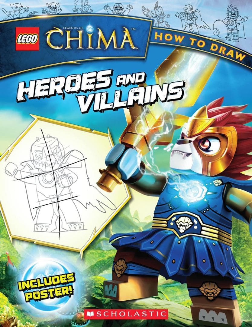 Legends of Chima: How to Draw: Heroes and Villains