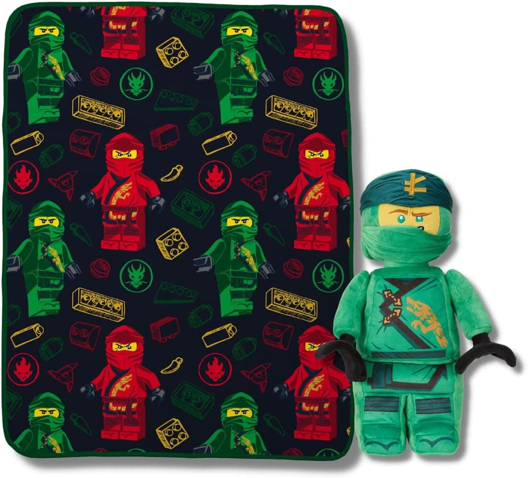 NINJAGO Throw and Lloyd Plush Set