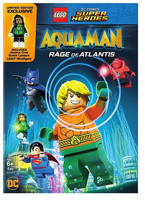 DC Comics Super Heroes: Aquaman: Rage of Atlantis LEGO set (#AQUAMANDVD-1)