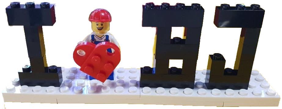 I ❤️ Beijing Standee LEGO set (#BEIJINGSTANDEE-1)