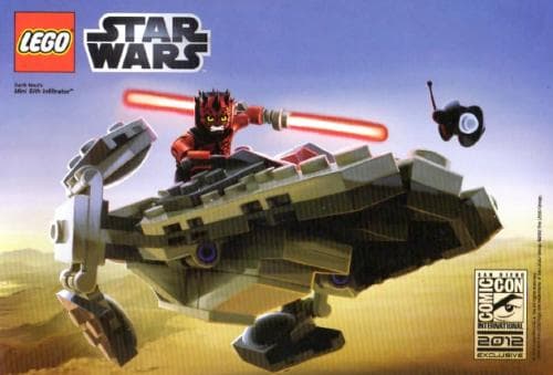 Darth Maul's Mini Sith Infiltrator LEGO set (#COMCON019-1, 2012)