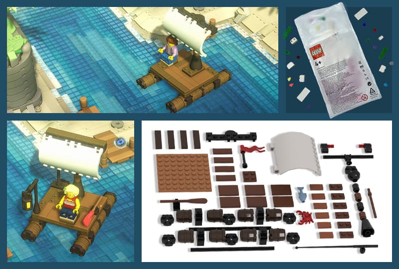 Caribbean Raft LEGO set (#EG00013-1)