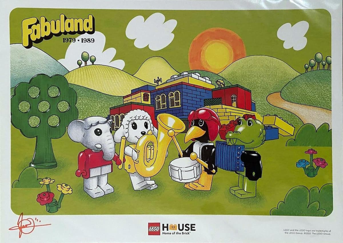 LEGO Fabuland Tribute Art Print