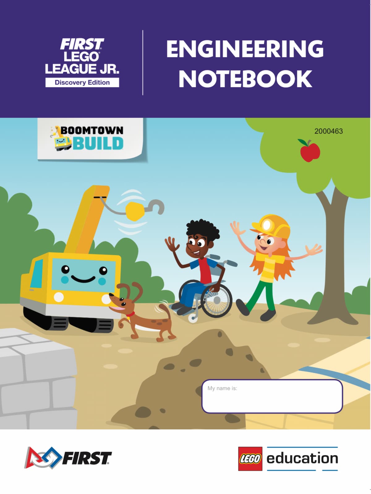 BOOMTOWN BUILD Engineering Notebook (FLL Jr. Discovery Edition)