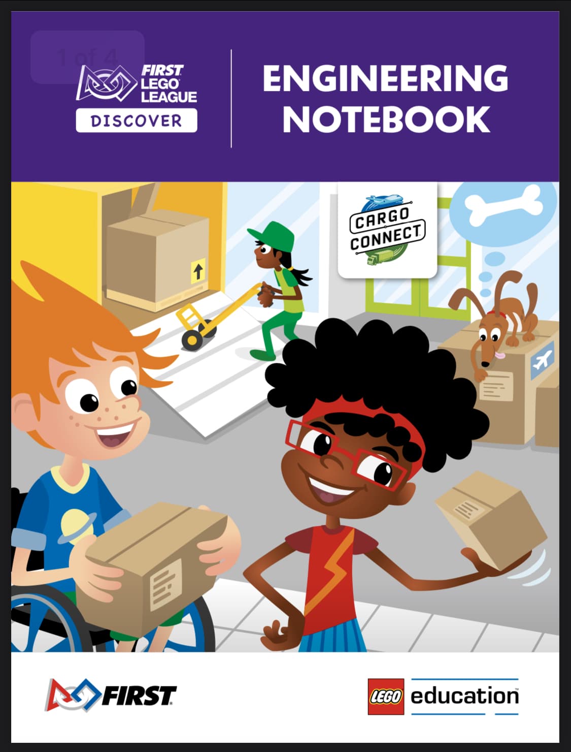 CARGO CONNECT Engineering Notebook (FLL Discover)