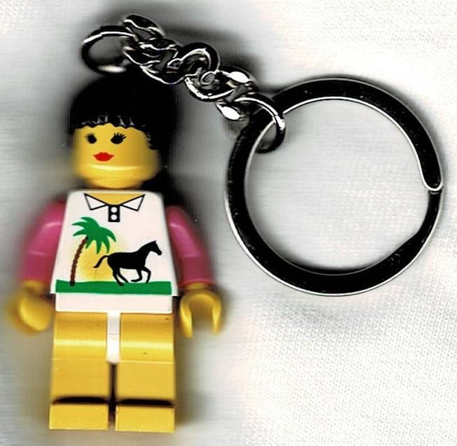 Paradisa Female with Horse Top Key Chain