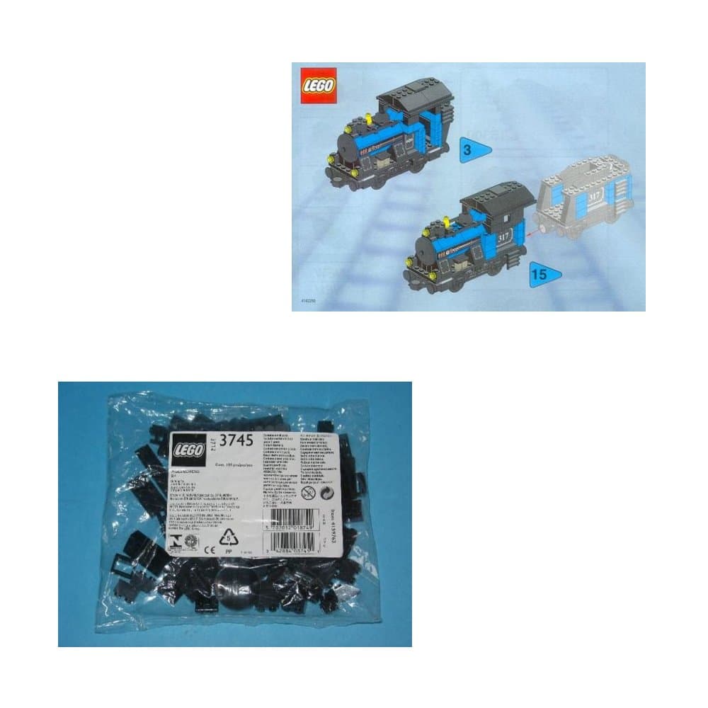 Small Train Engine Black