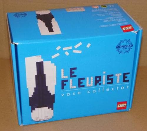 Le Fleuriste Collector Vase - Monceau Fleurs Blue Chic LEGO set (#lfv3-1)