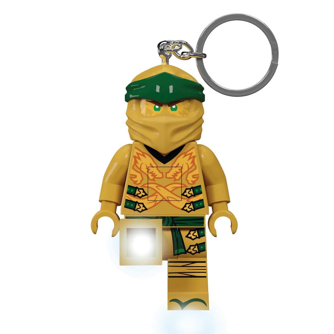 Gold Ninja Key Light LEGO Key Chain set (#LGLKE153-1, 2020)