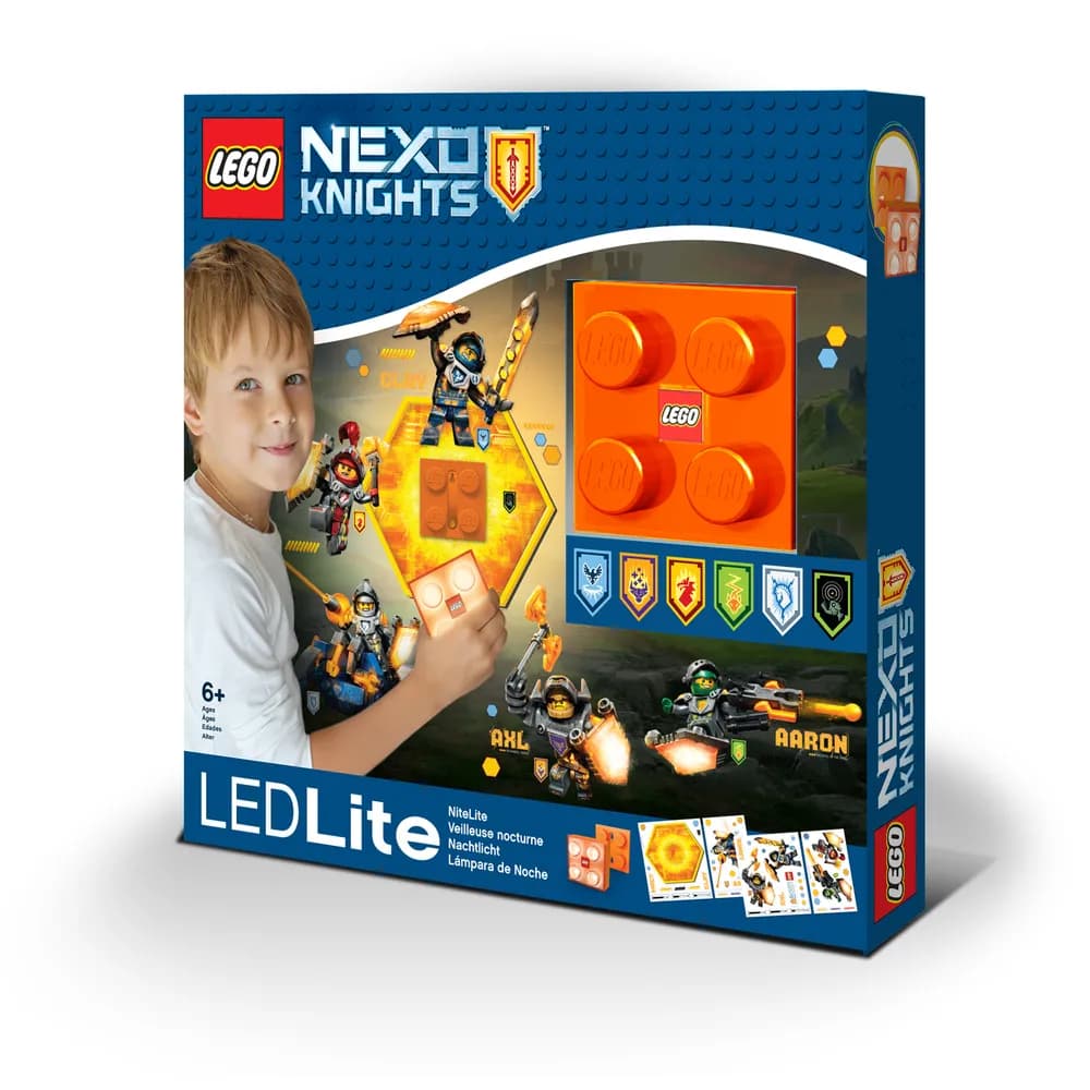 Nexo Knights Brick Night Light and Wall Decals