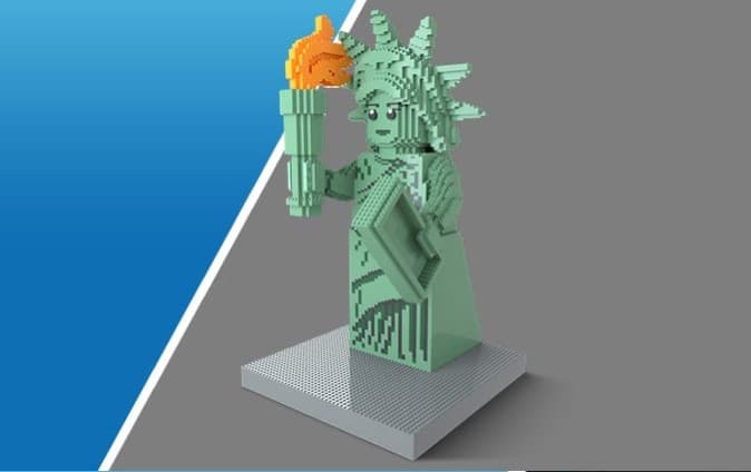 Lady Liberty Model LEGO Promotional set (#LIBERTY-1, 2021)
