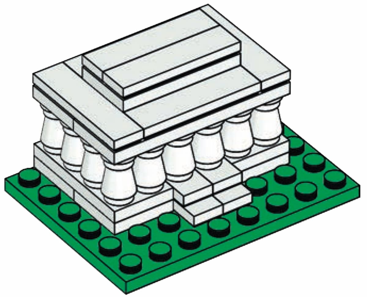 Lincoln Memorial LEGO set (#LINCOLNMEMORIAL-1)