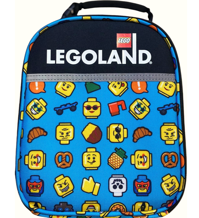 Minifigure Emoji Lunch Bag (Blue)