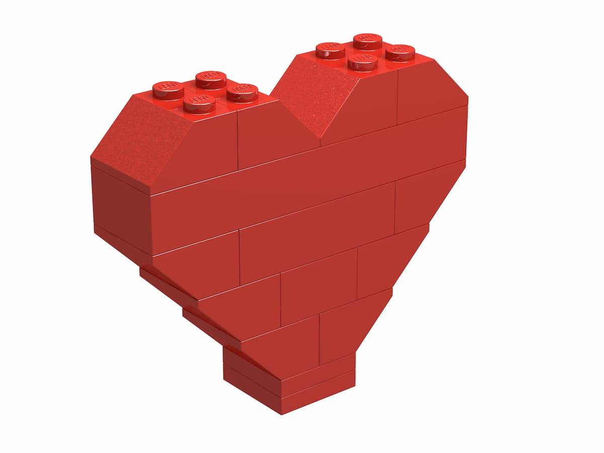 Heart LEGO set (#MMMB003-1)