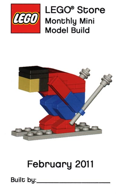 Skier LEGO set (#MMMB034-1)
