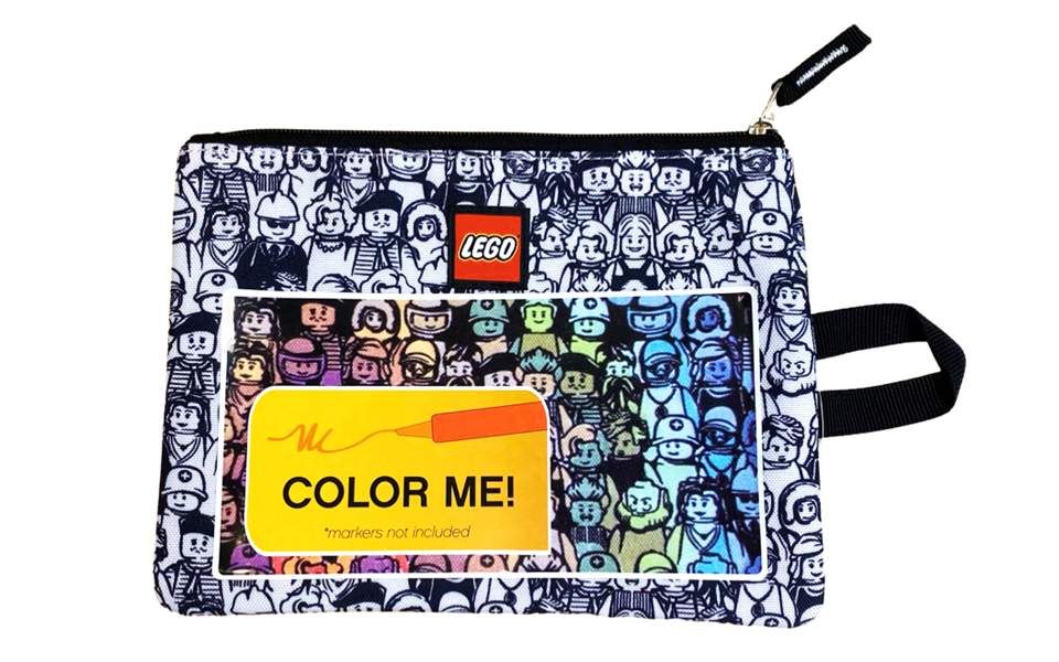 Minifigure Color Me Crowd Pencil Pouch