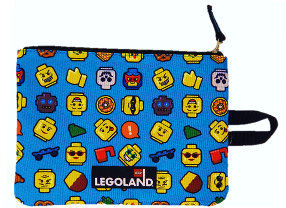 Minifigure Emoji Pouch (Blue)