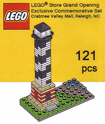 LEGO Store Grand Opening Exclusive Set, Crabtree Valley Mall, Raleigh, NC LEGO set (#RALEIGH-1, 2009)