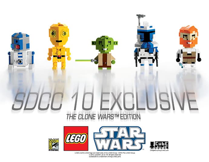 CubeDude - The Clone Wars Edition LEGO Star Wars set (#SDCC2010-1, 2010)