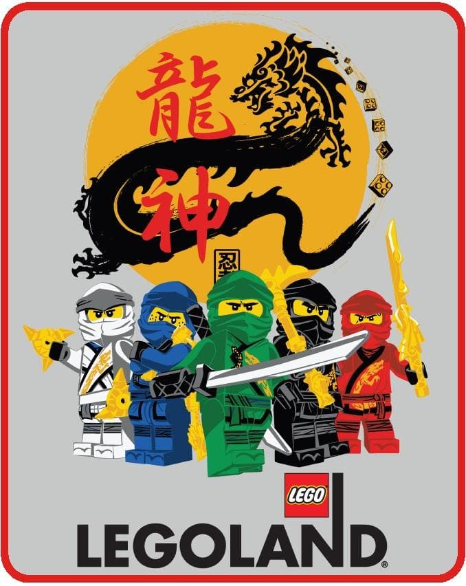 LEGOLAND Ninjago Year of the Dragon Plush Throw