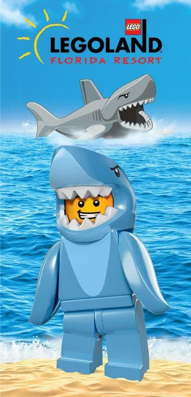 LEGOLAND Shark Boy Towel