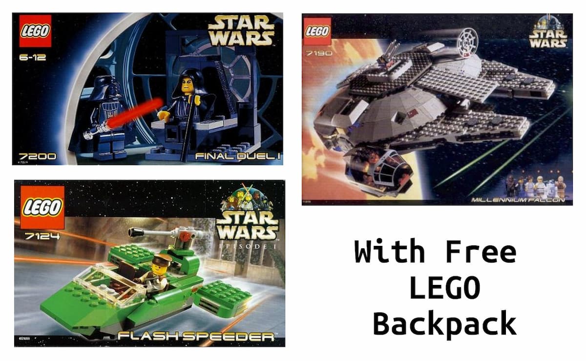 Star Wars Value Pack with Free LEGO Backpack LEGO Star Wars set (#VP-10, 2003)