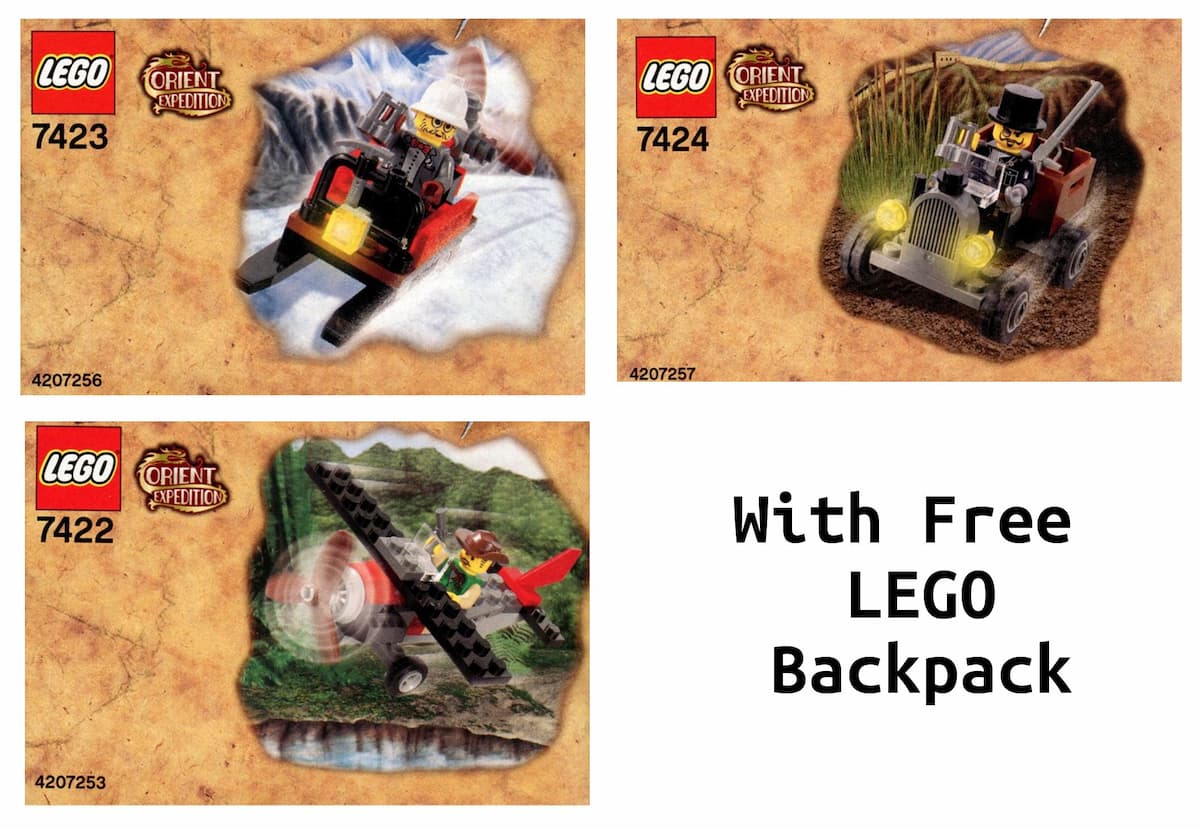 Orient Expedition Value Pack with Free LEGO Backpack LEGO set (#VPORIENT-1)