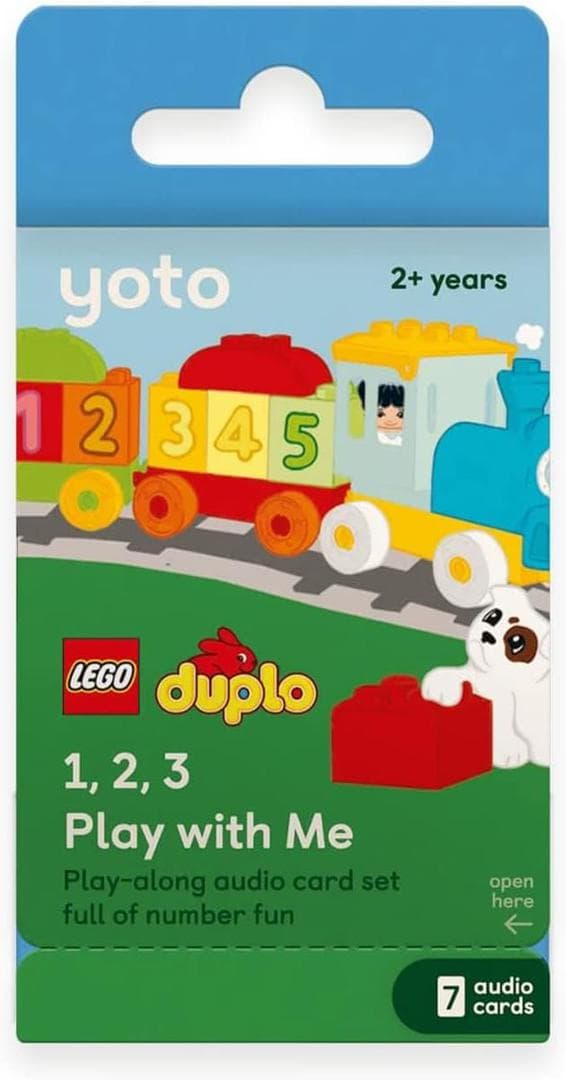 1, 2, 3 Play with Me YOTO Cards LEGO Gear set (#YOTO-1, 2021)