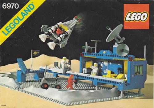 Beta I Command Base LEGO set (#6970-1, 1980)