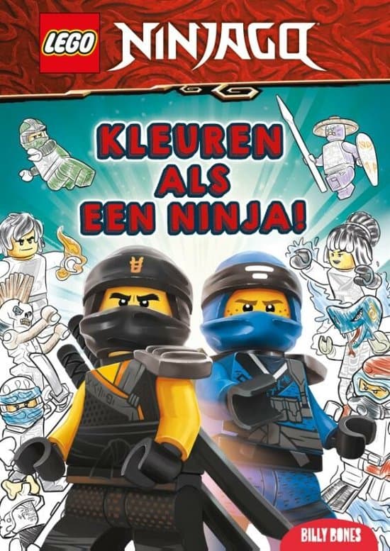 Ninjago: Kleuren als een Ninja LEGO set (#9789030508854-1)